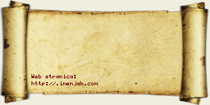 Dejana Abramović vizit kartica